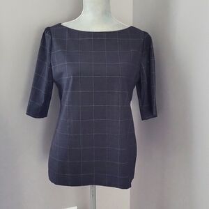 Banana Republic Boat Neck Half Sleeve Top